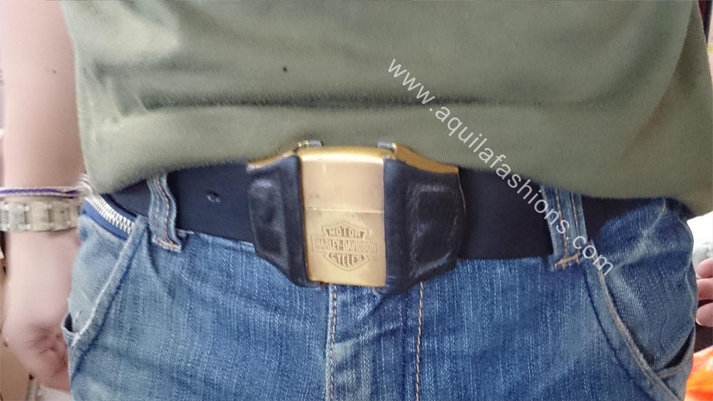 harley davidson belt buckle lighter