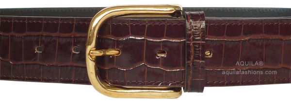 alligator leather belt