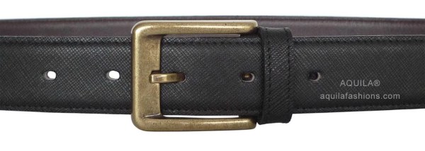 saffiano leather belt