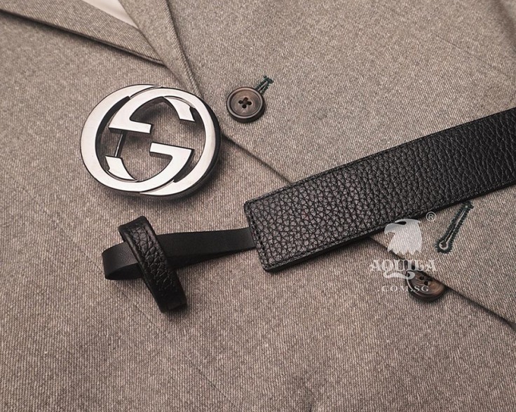 Replacement belt straps tailored to customers’ 1.5 inch Gucci buckles